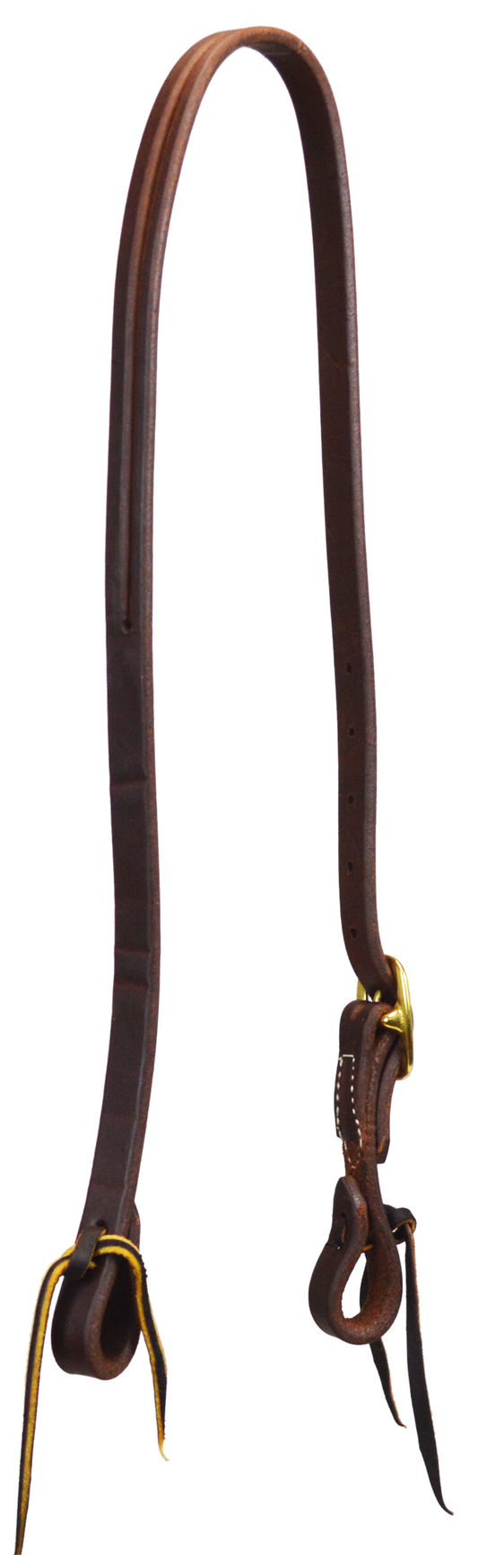 3/4" OILED SINGLE BUCKLE SLIT EAR HEADSTALL