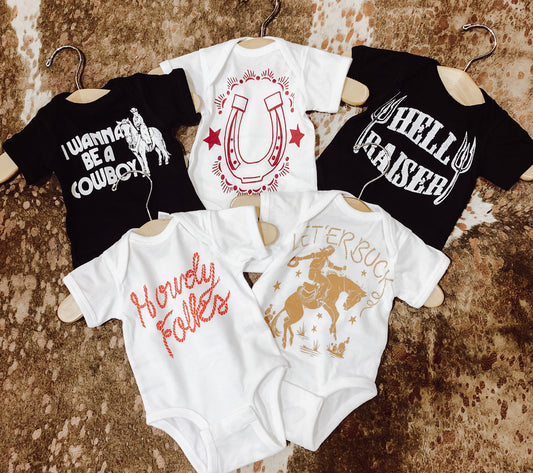 Western Baby Onesies