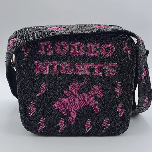 Rodeo Nights Beaded Box Bag