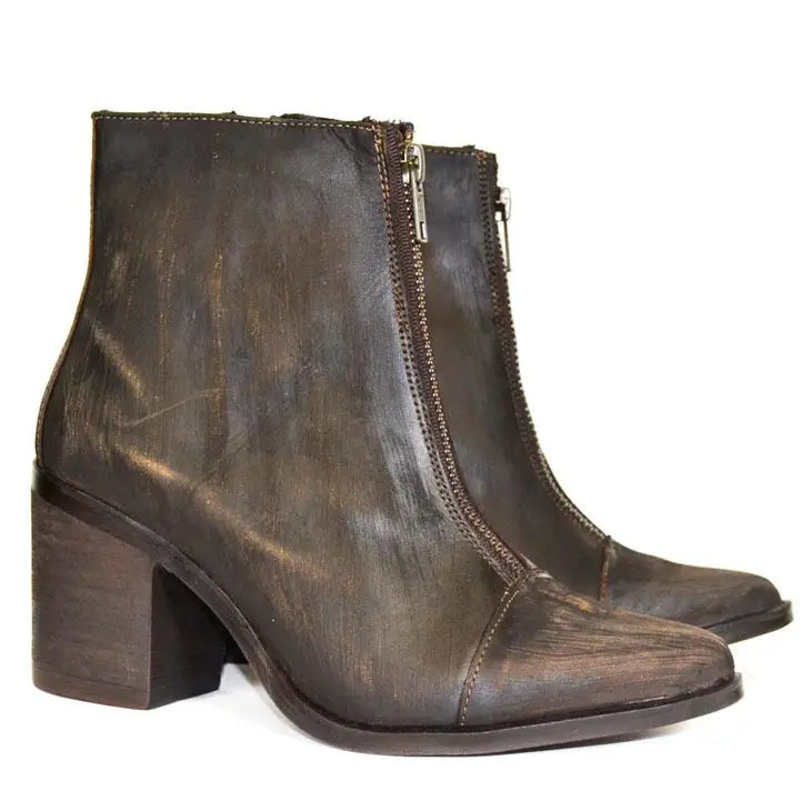 Krista Distressed Leather Boot