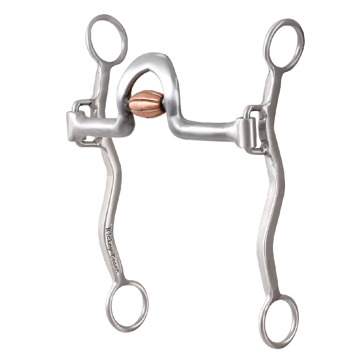 Rickey Green Short Spoon W/ Roller
