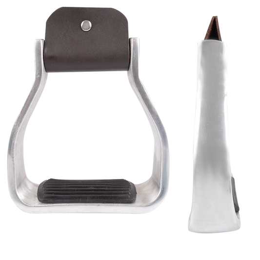 MARTIN ALUMINUM STIRRUP W/ RUBBER TREAD