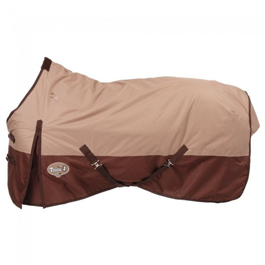 Tough-1 600D WaterProof Poly Turnout Blanket- Tan