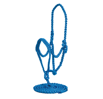 Martin Mule Tape Braided Rope Halter With Lead