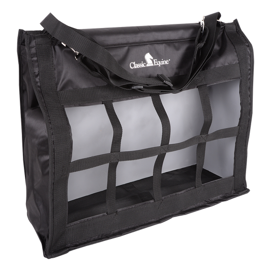 Classic Equine Top Load Hay Bag-black