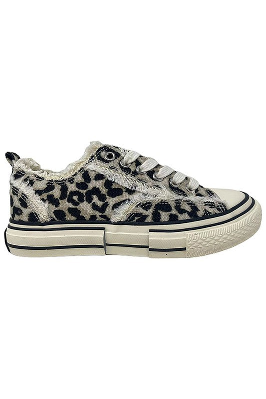 Leopard Fur Sneaker