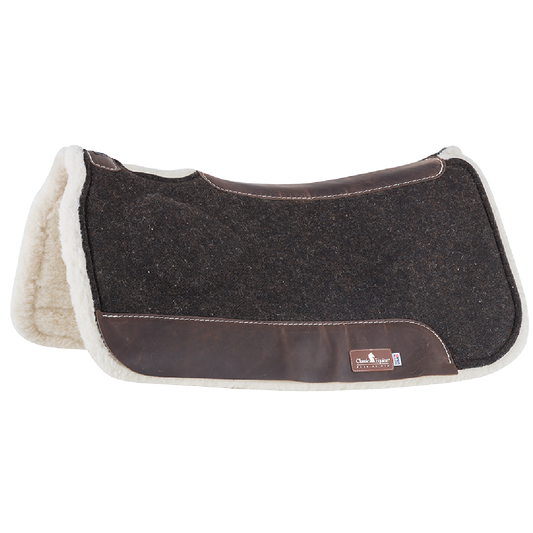 BioFit Correction Saddle Pad with Fleece Bottom, 1-inch Thick